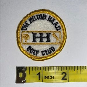 Vintage Hilton Head South Carolina Golf Club Collectible Felt Patch Small Size